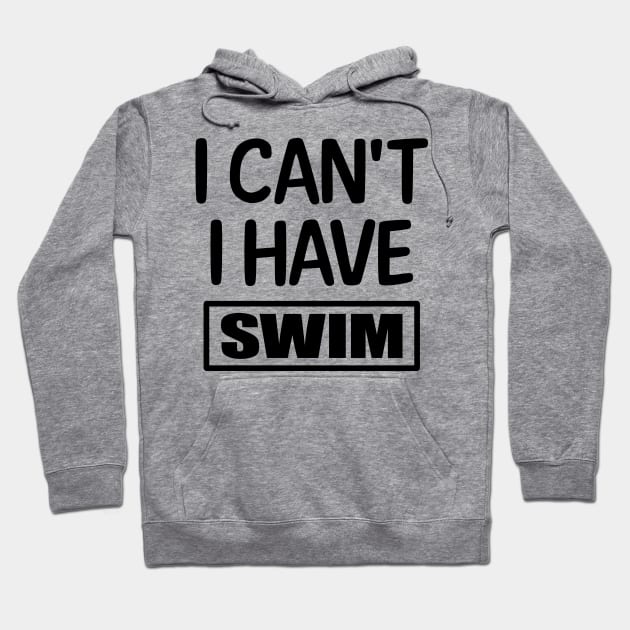 I Can't I have Swim Hoodie by colorsplash